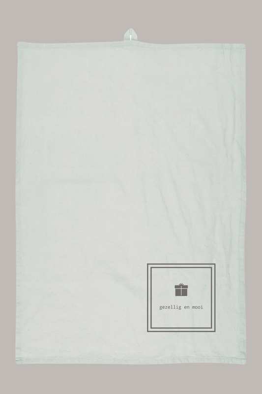 Theedoek Licht Grijs