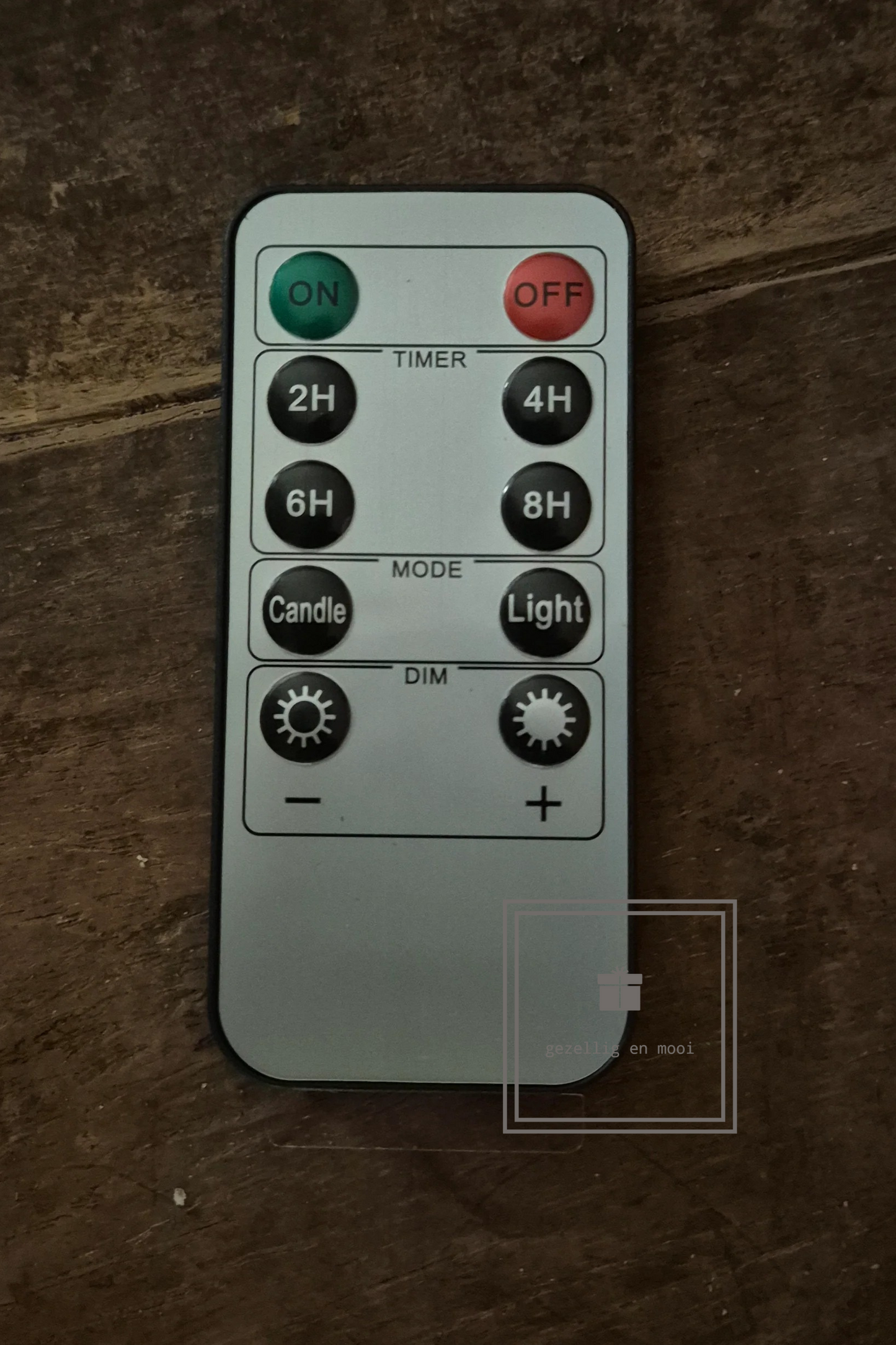 Afstandsbediening LED kaarsen Mansion atmospere