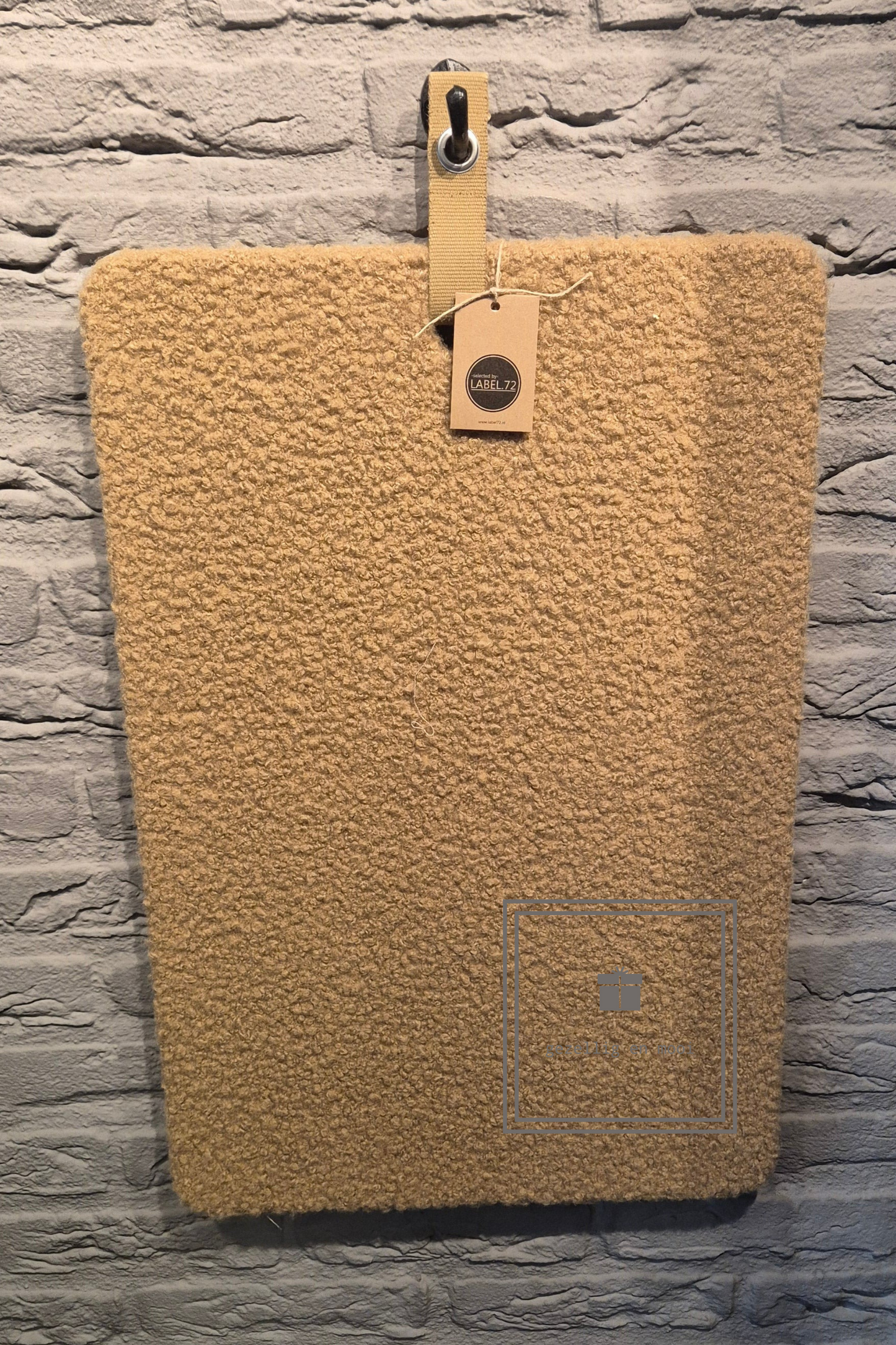 Prikbord Boucle camel 40/60