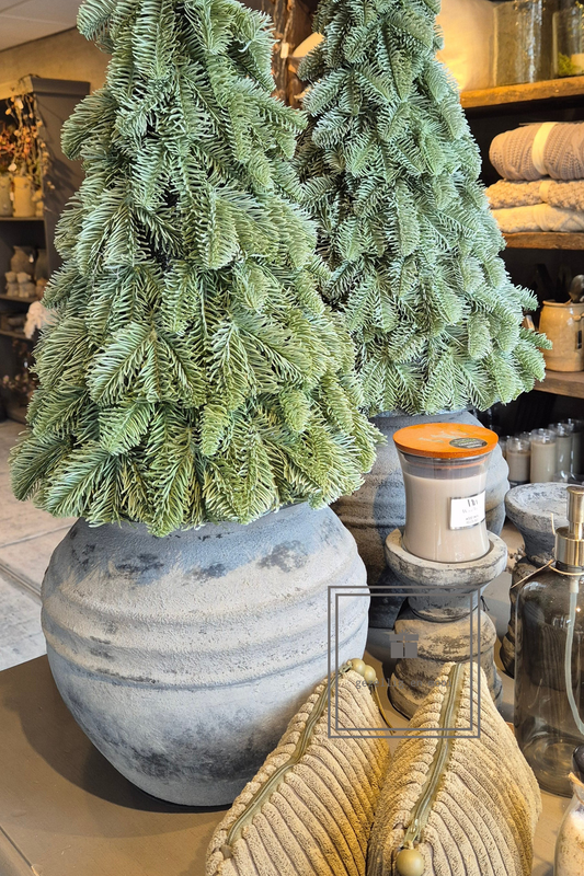 Brynxz bolvase with lines stone black L