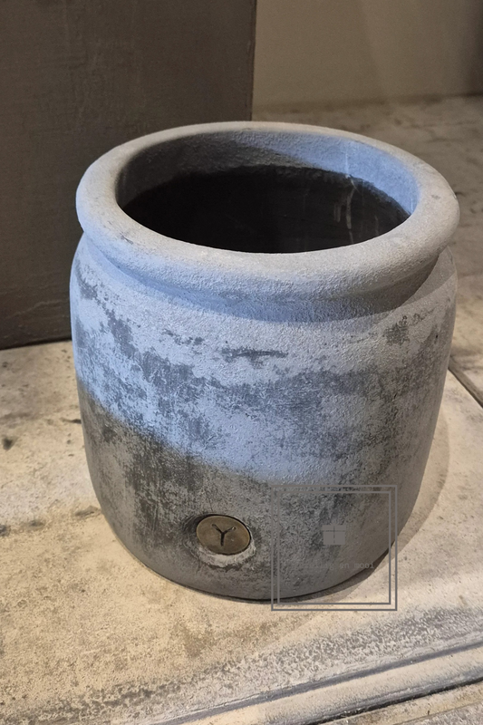 Brynxz planter basics stone black L