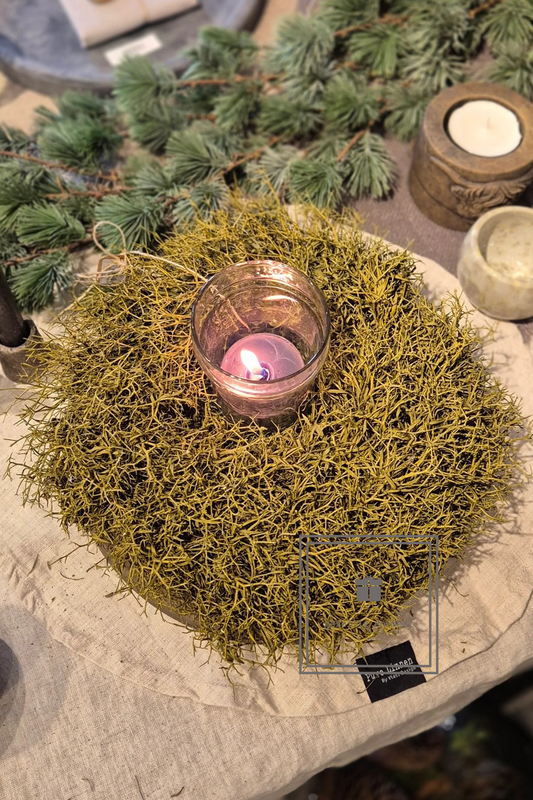 Iron Bush wreath natural 30