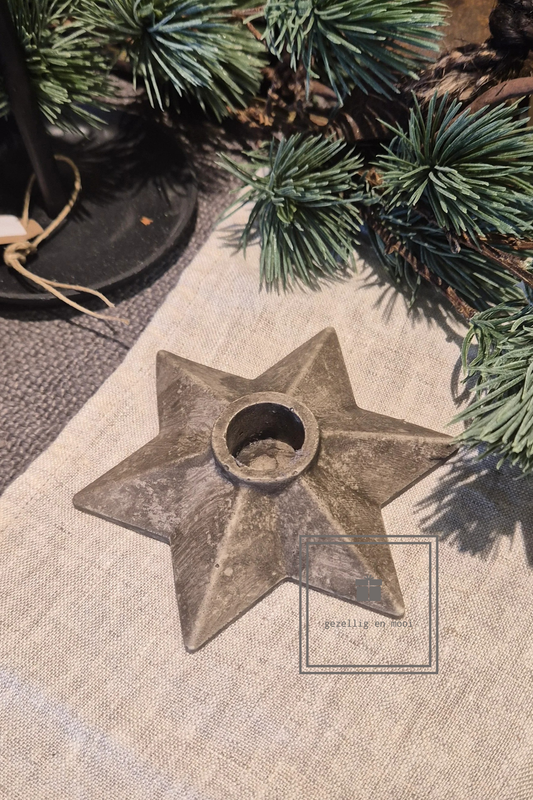 PMR kandelaar ster klein