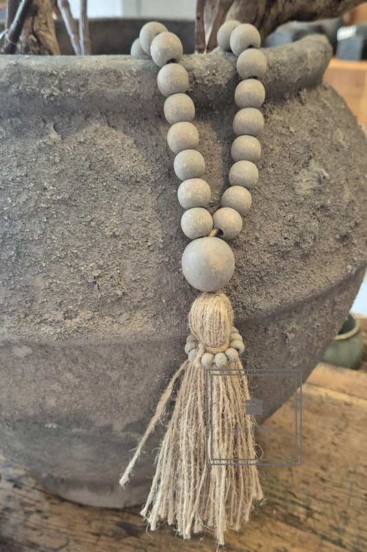 Kralen ketting met kwastje