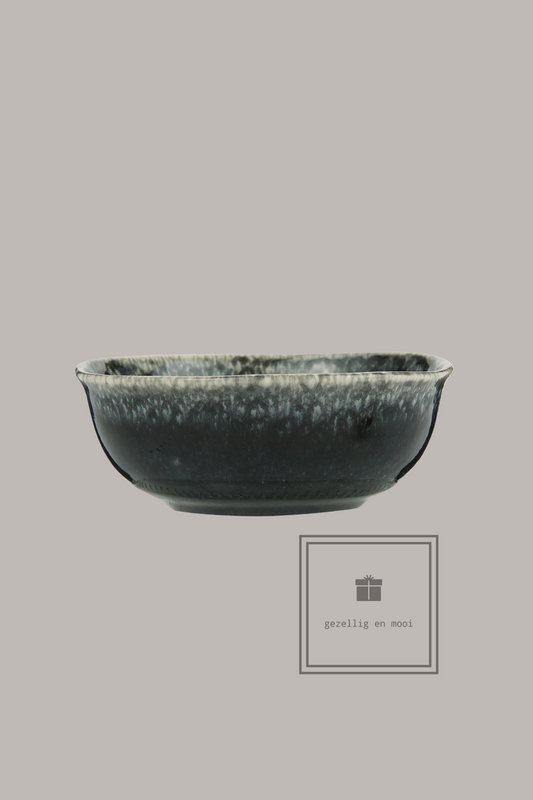 Schaaltje mini antique zwart