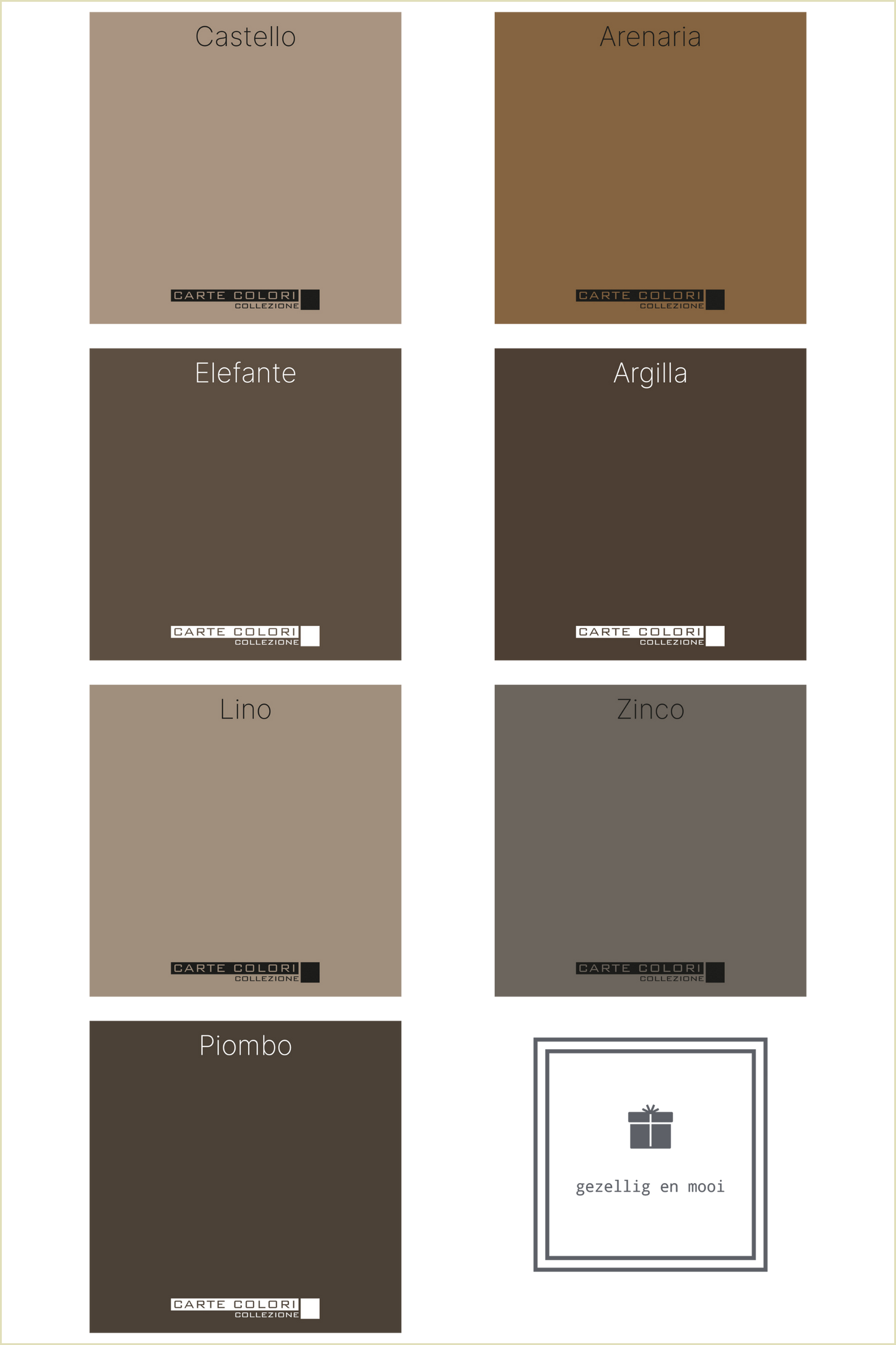 Cadore afwasbare muurverf, Carte Colori, Colore Argilla - Gezellig en Mooi