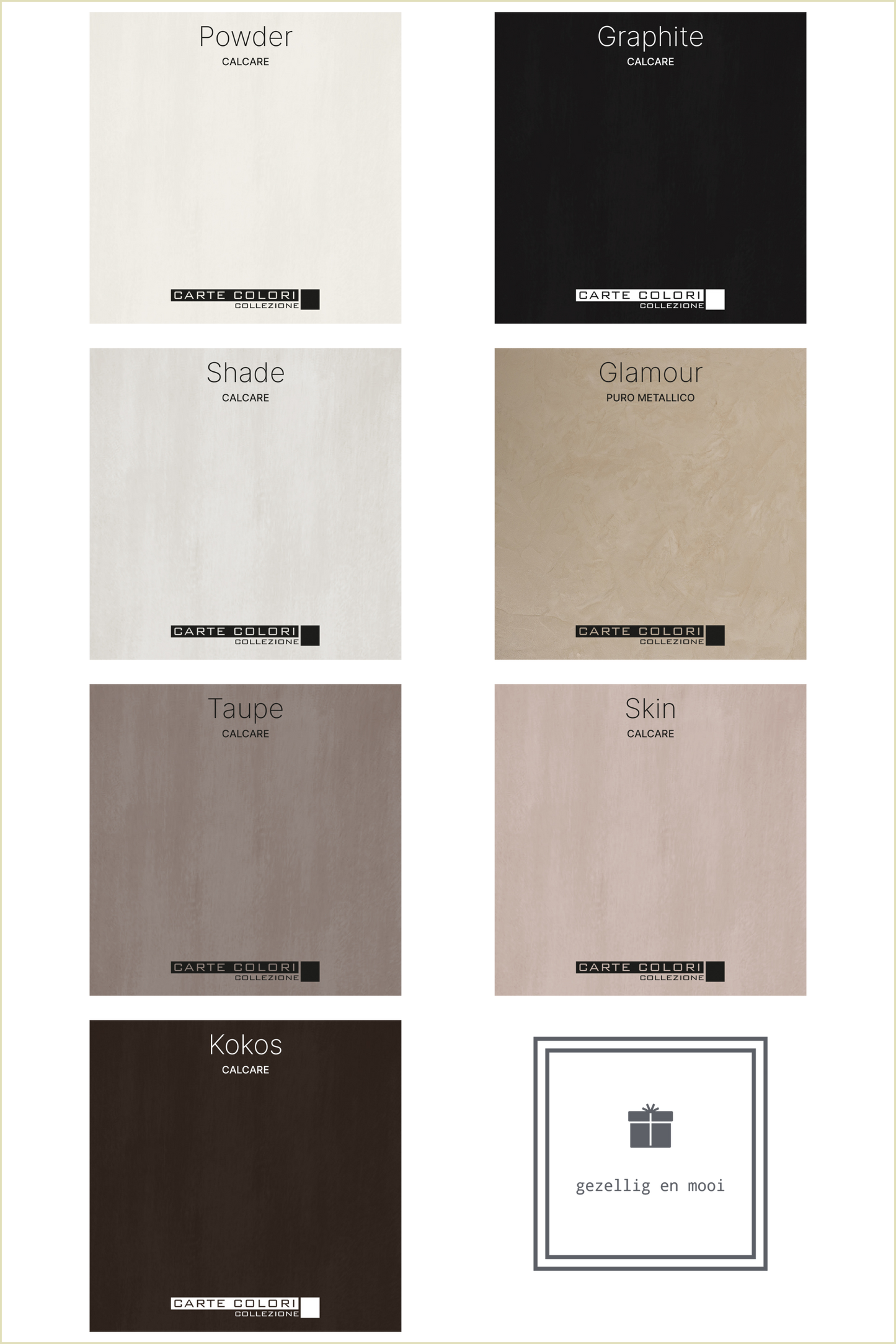 Calcare Italia 'oude' Kalkverf, Carte Colori, Maquillage