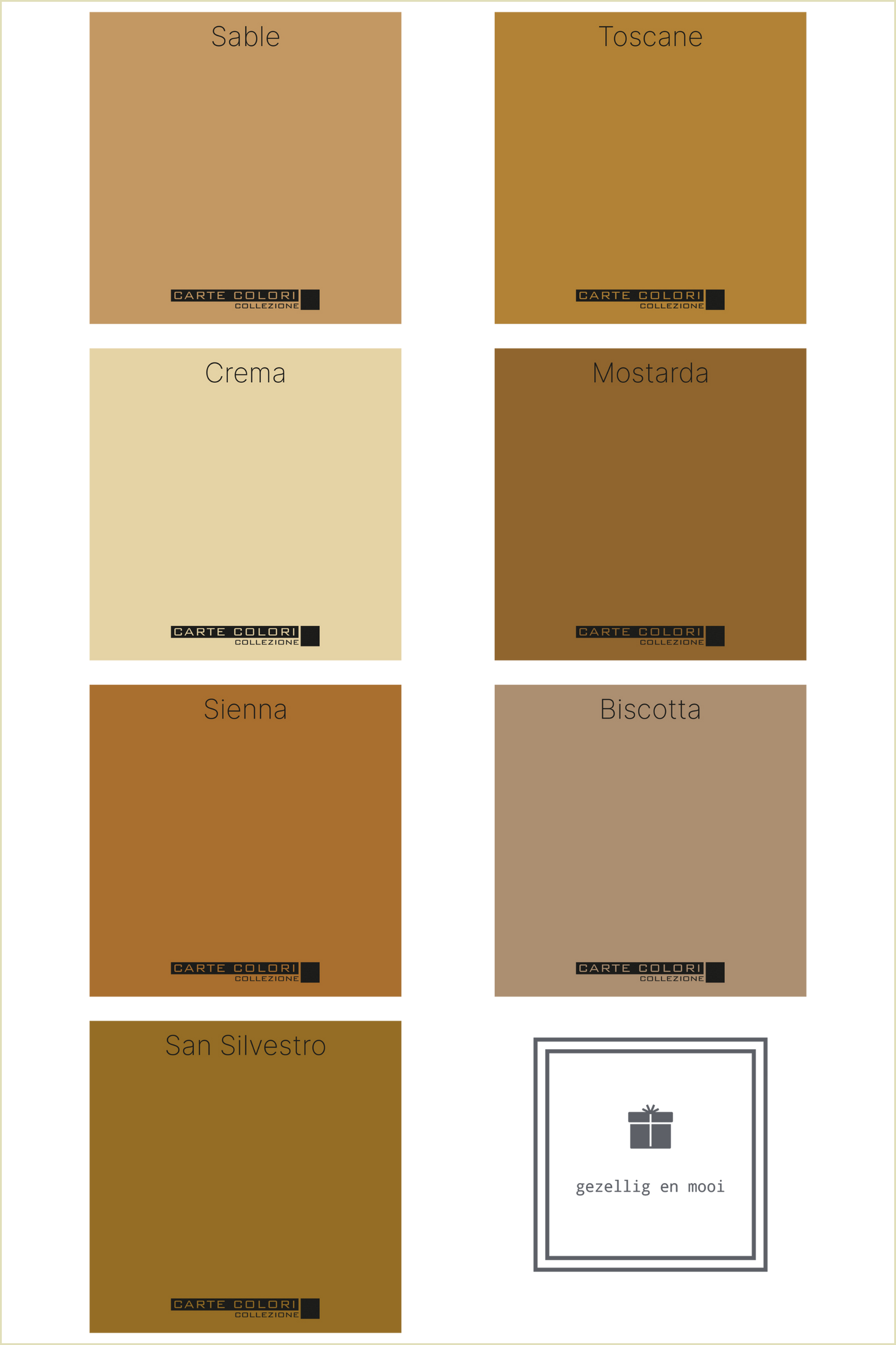 Elegante Krijtverf, Carte Colori, Ocre