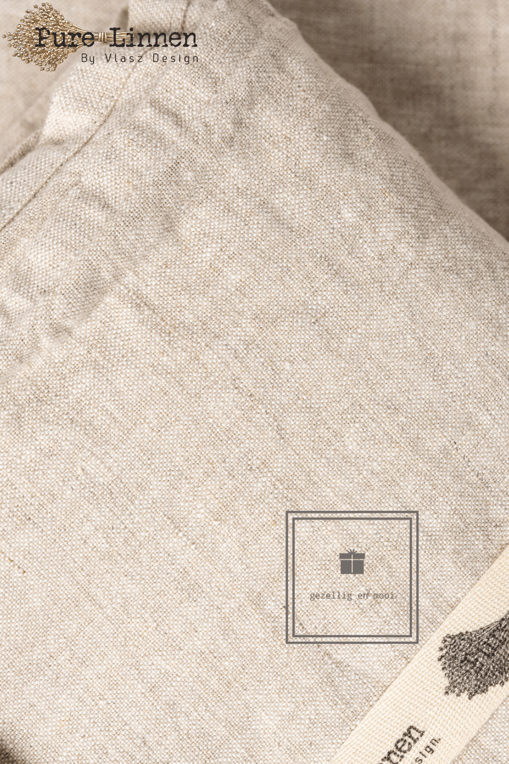 Pure Linnen Placemat Rond Naturel 40 (Eve)