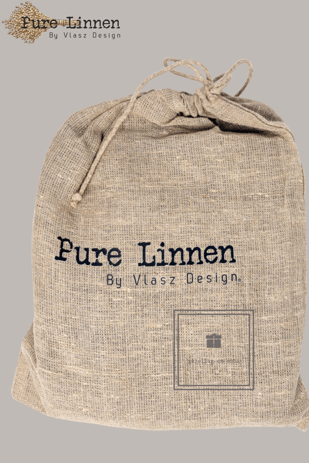 Pure Linnen Plaid Grey 130x190 (Tamar)