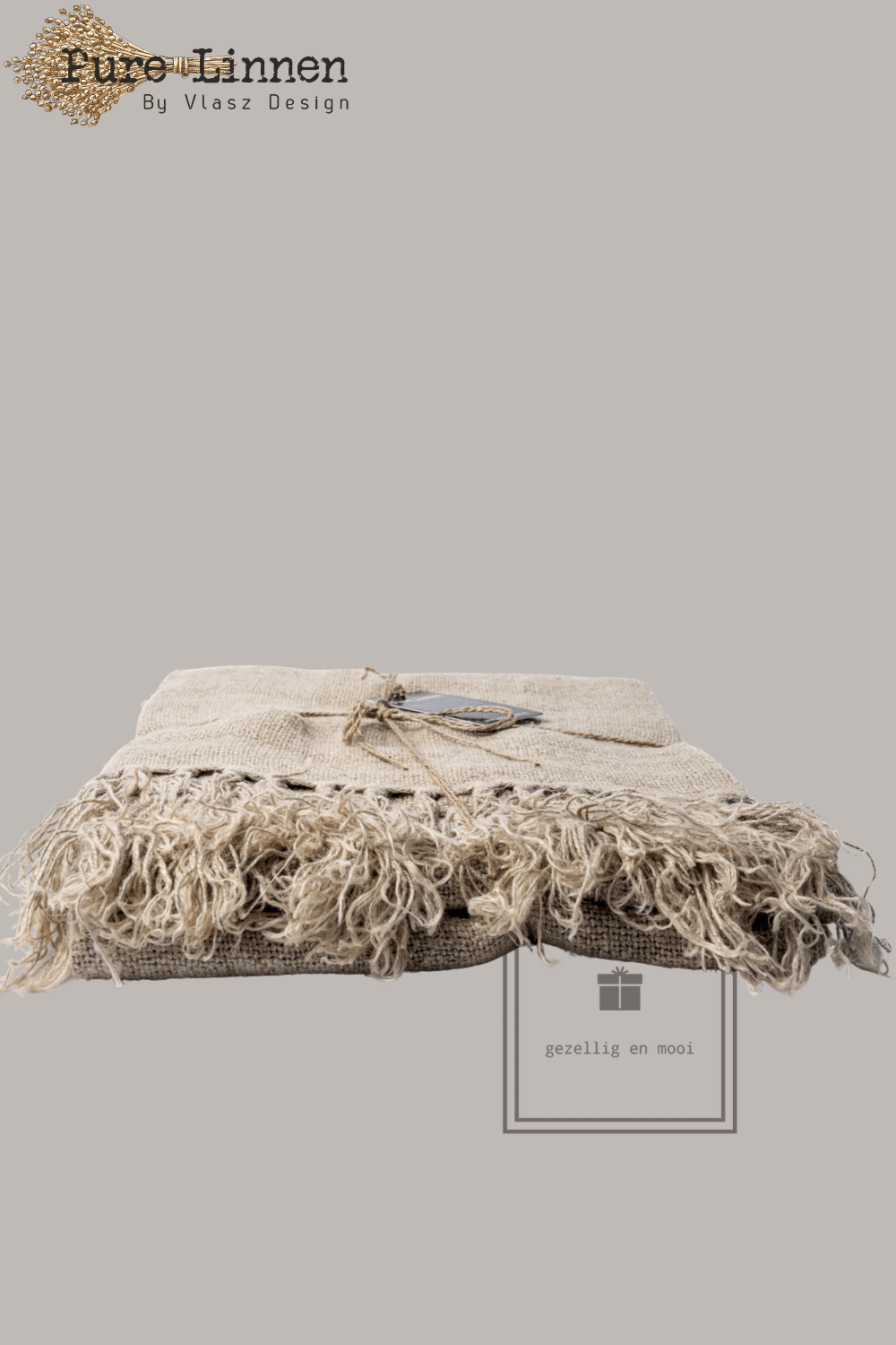 Pure Linnen Plaid Naturel 130x190 (Delilah)