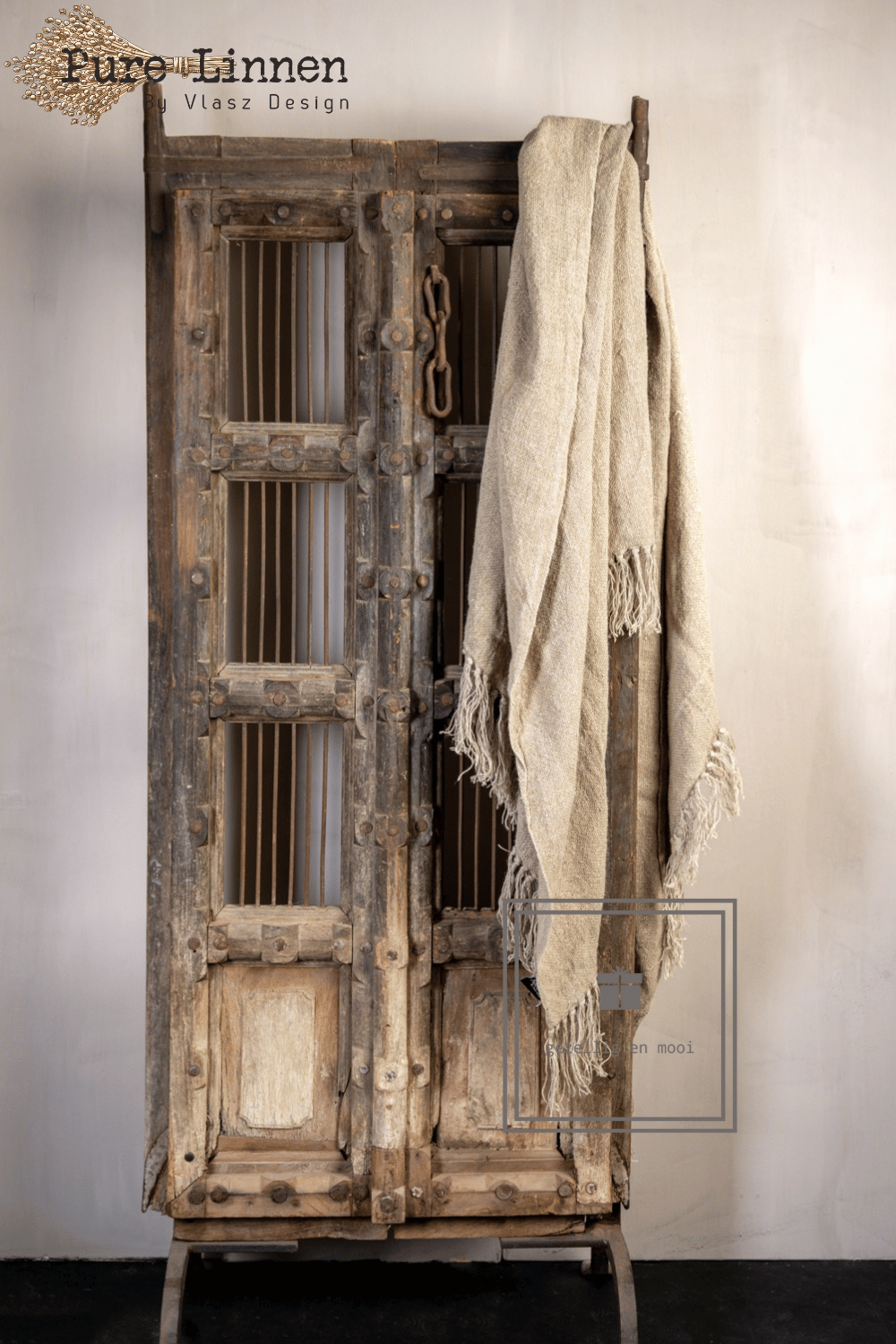Pure Linnen Plaid Naturel 130x190 (Delilah)