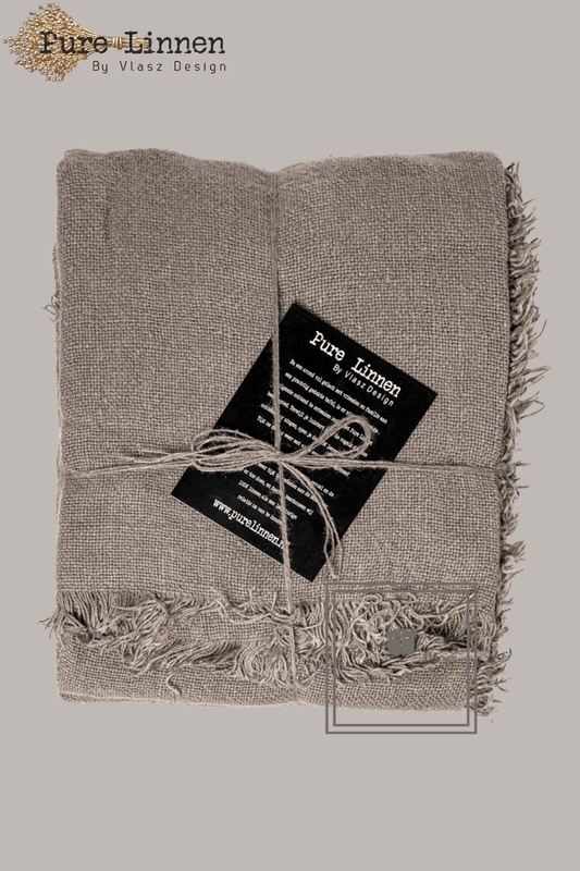 Pure Linnen Tafelkleed Recht Grey (Hadassa)