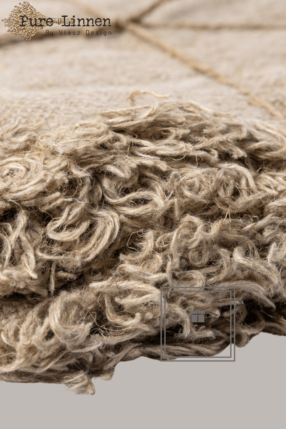 Pure Linnen Tafelkleed Rond Naturel 170 (Dora)