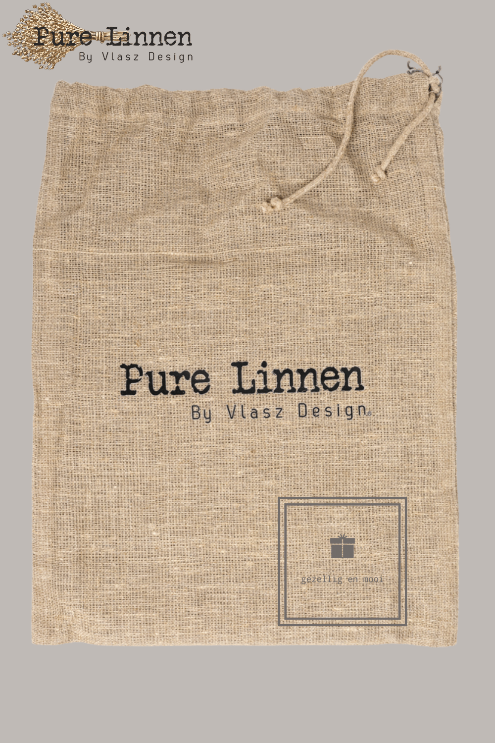 Pure Linnen Tafelkleed Rond Naturel 170 (Dora)
