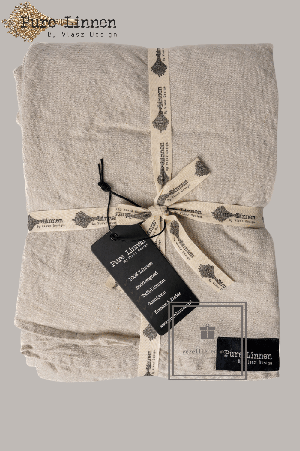 Pure Linnen Tafelkleed Rond Naturel 170 (Judith)