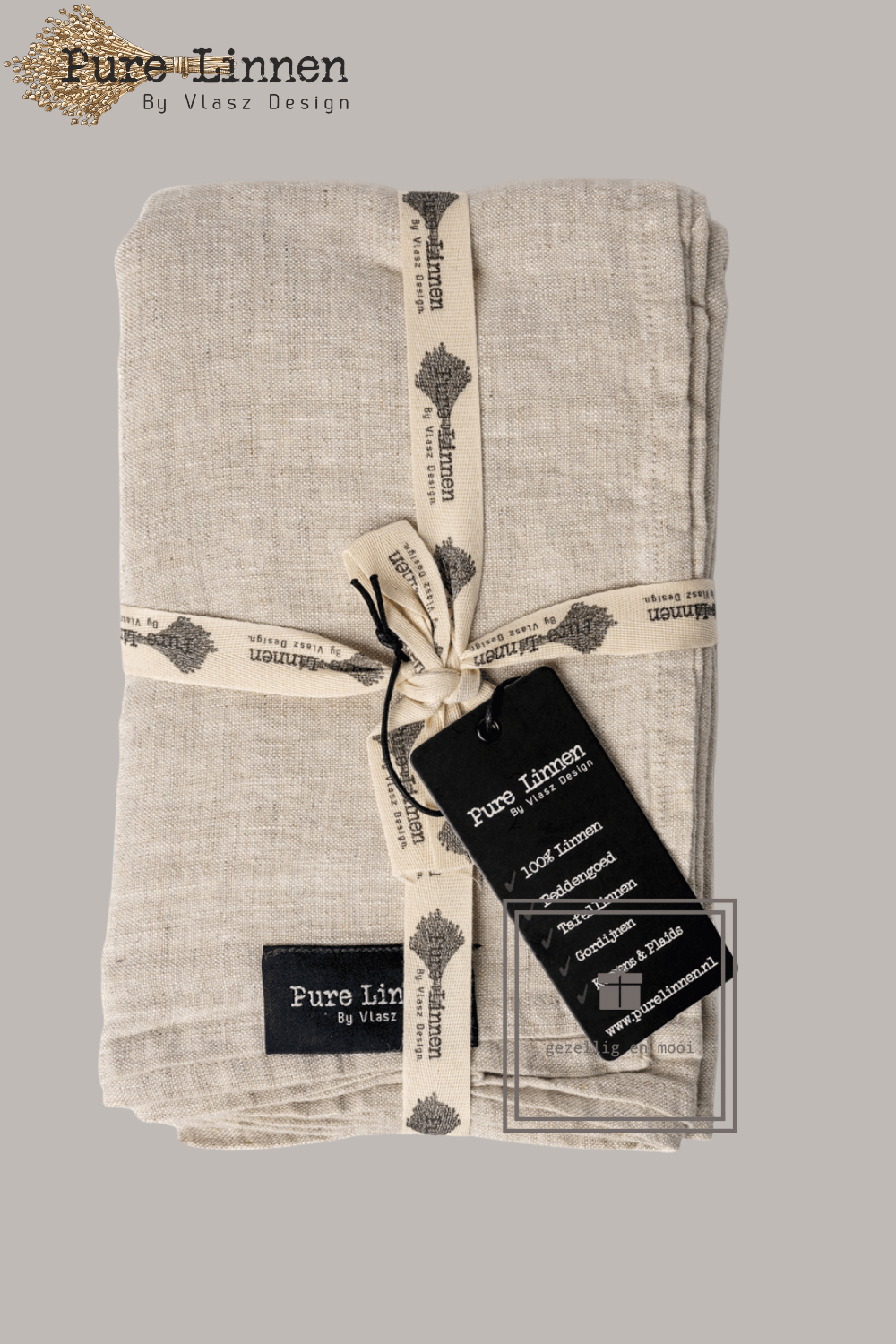Pure Linnen Tafelloper Naturel 52x250 (Martha)