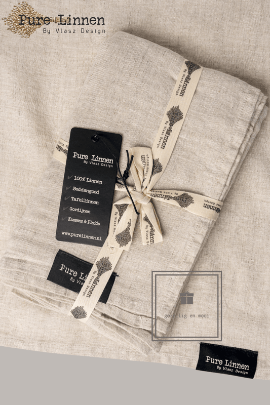 Pure Linnen Tafelloper Naturel (Martha)
