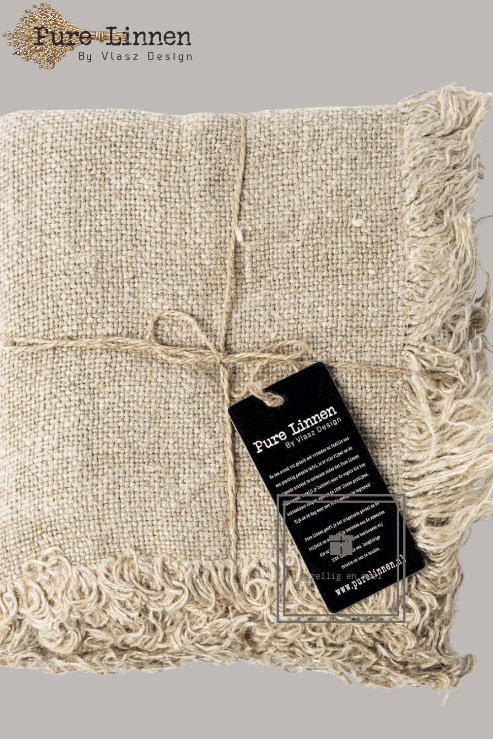 Pure Linnen Tafelloper Naturel 50x170 (Naomi)