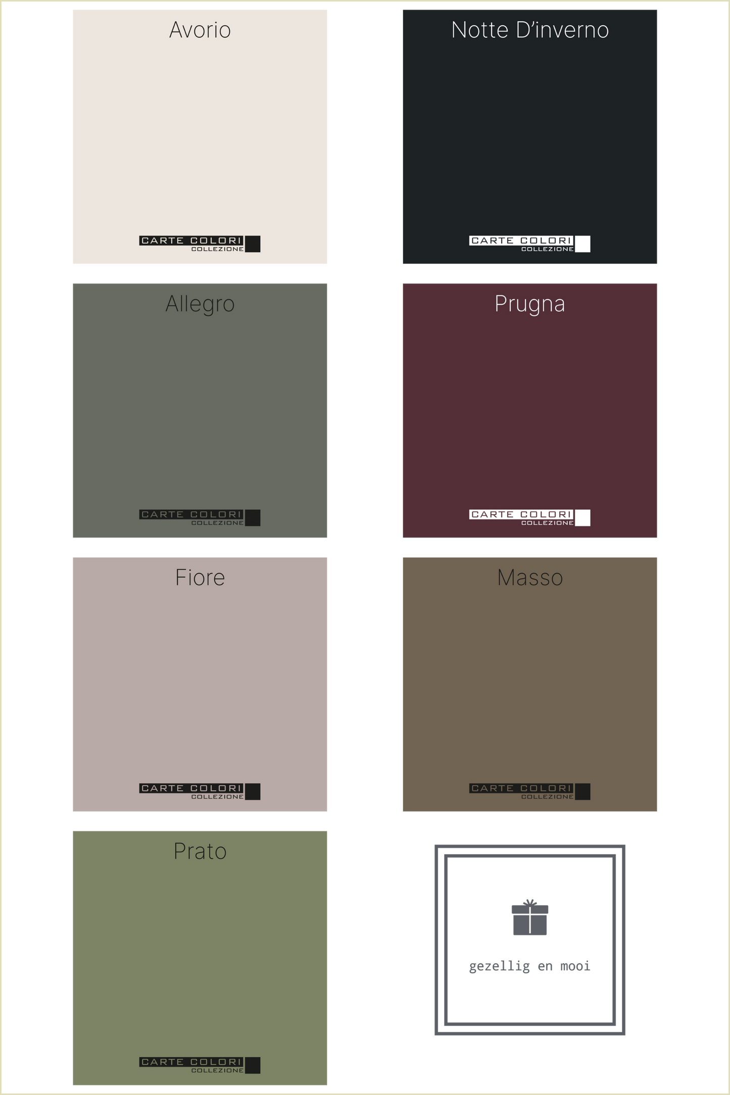 Elegante Krijtverf, Carte Colori, Quattro Stagioni