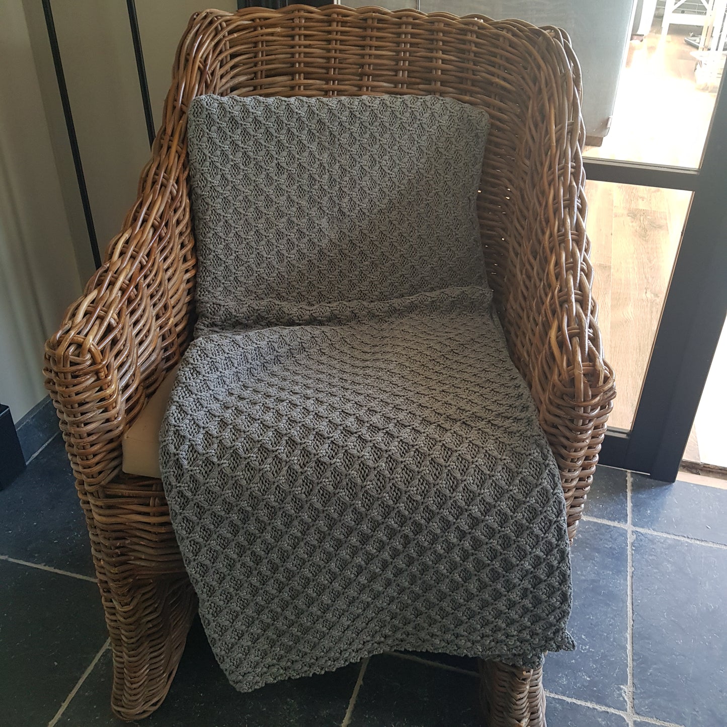 SILT woondeken Antwerpen med grey melange - Gezellig en Mooi