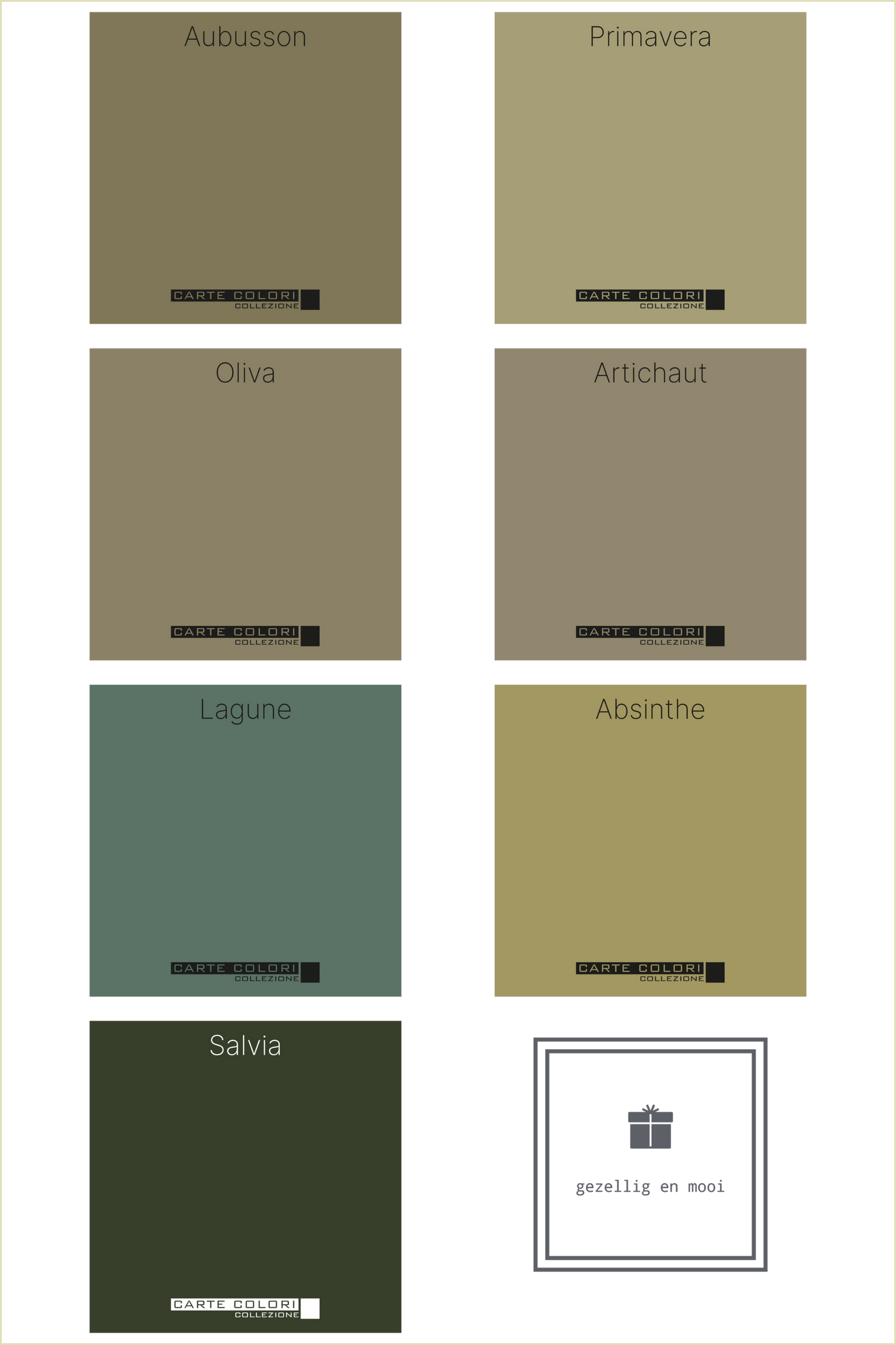 Elegante Krijtverf, Carte Colori, Verde