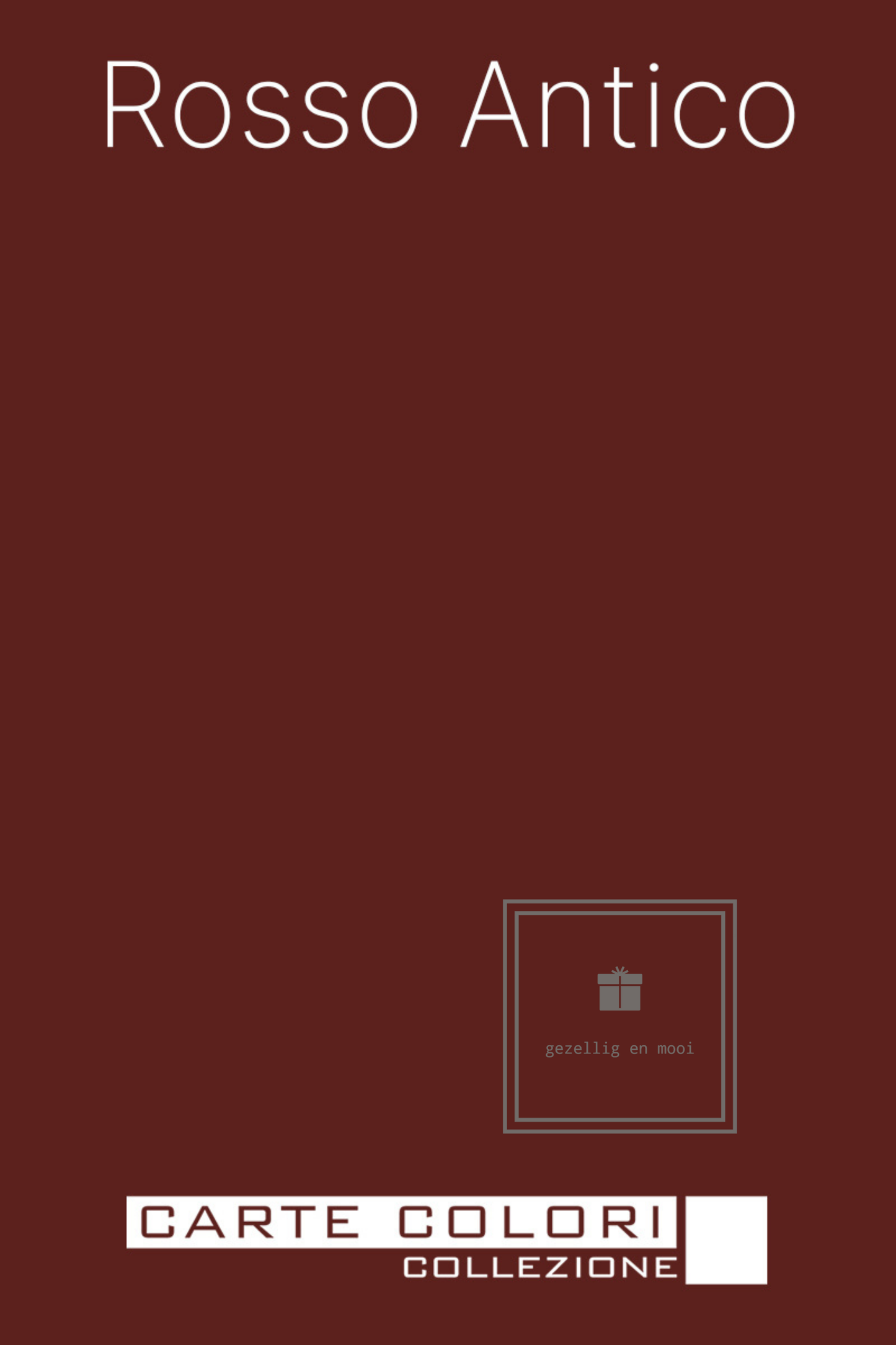Elegante Krijtverf, Carte Colori, Rosso