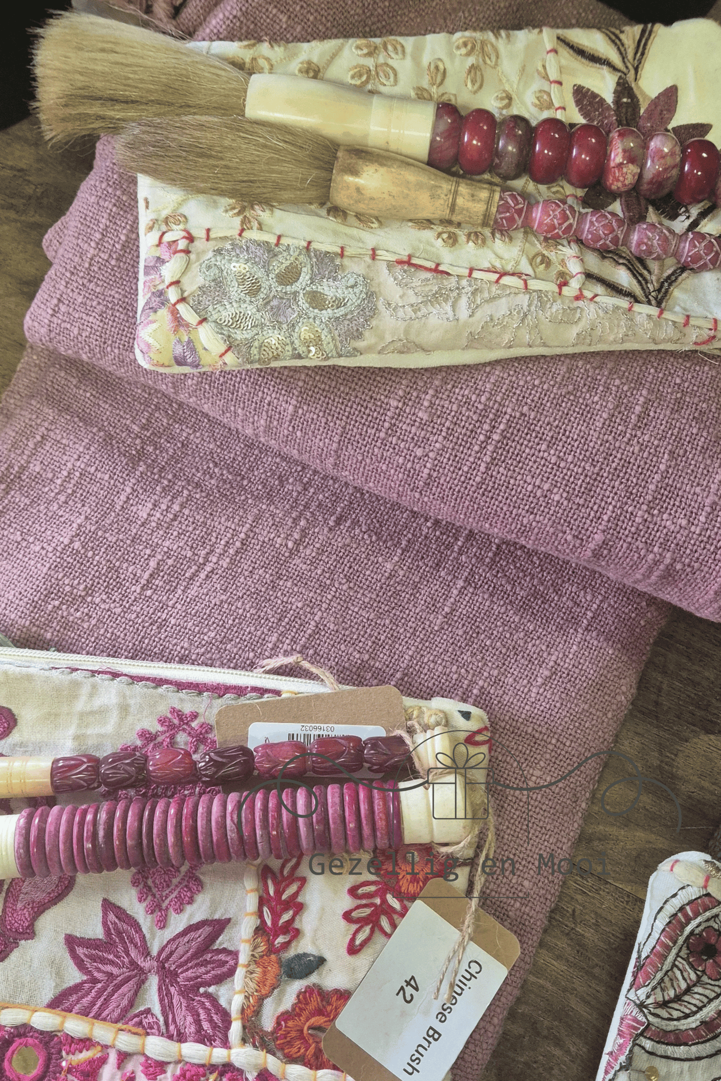 Plaid Mila pink - Gezellig en Mooi
