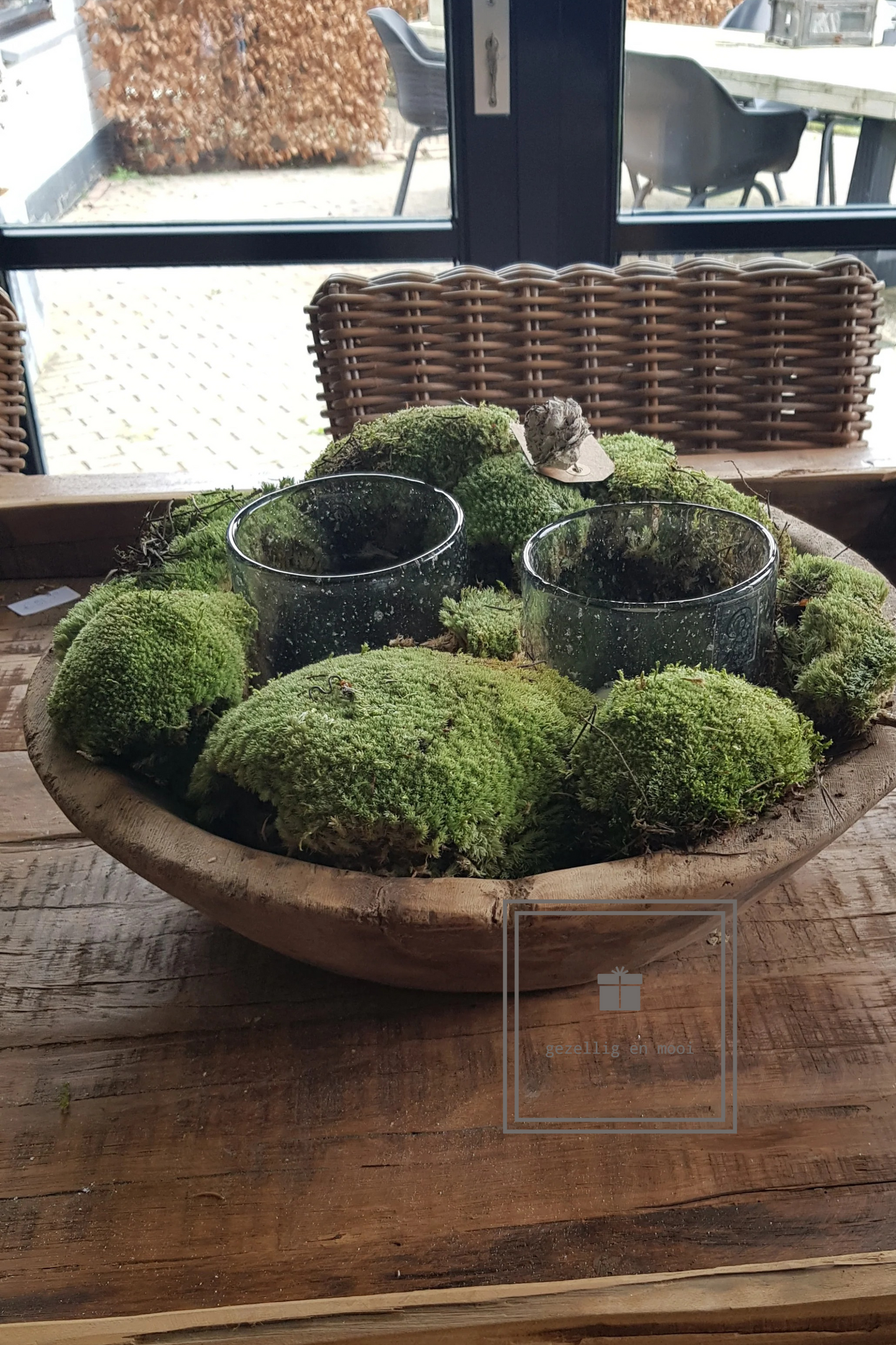 Houten schaal