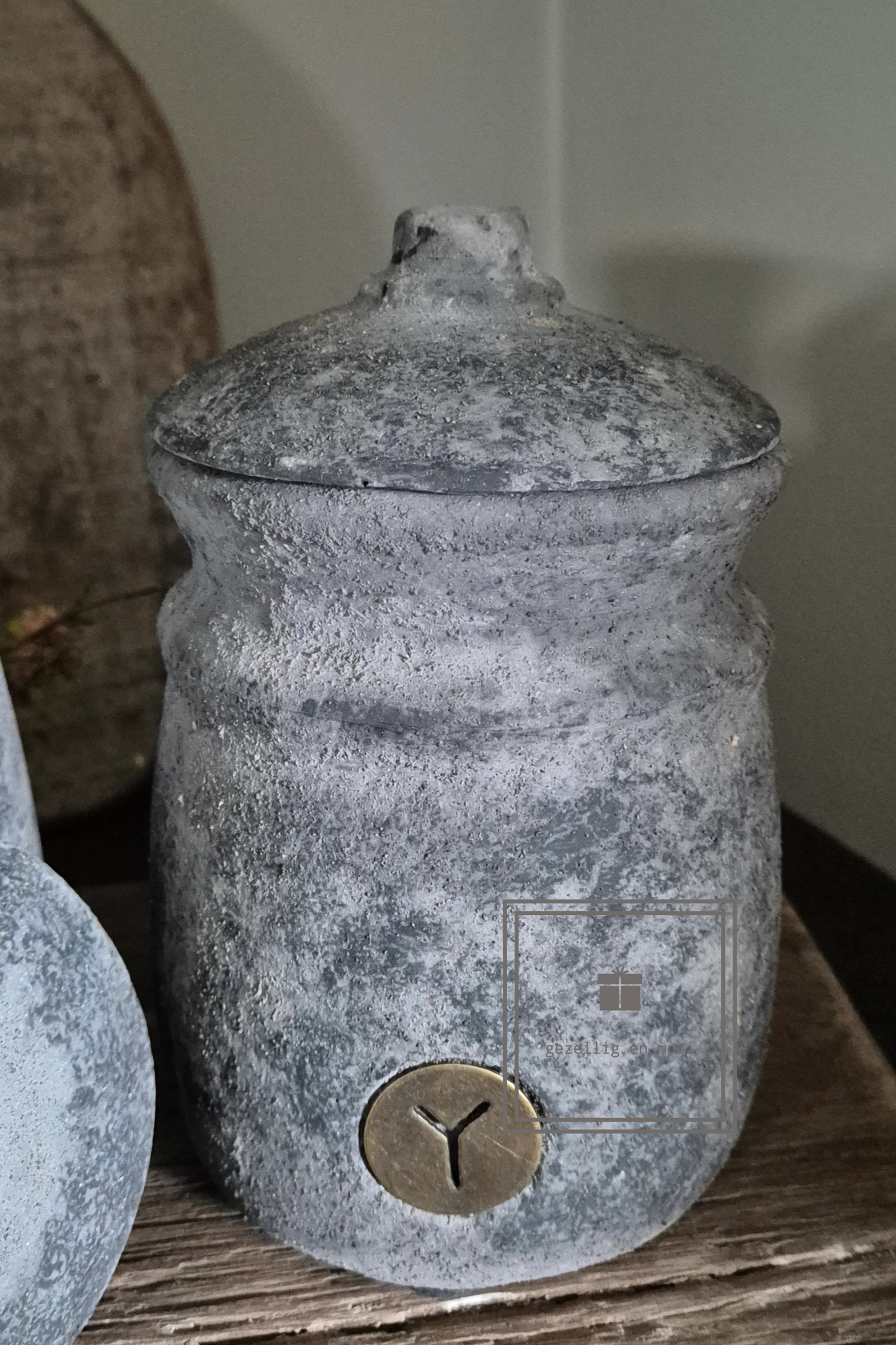 Brynxz Pot met deksel Classic Stone Black M