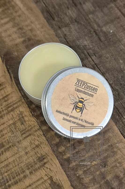 Zeepzussen lippenbalsem naturel