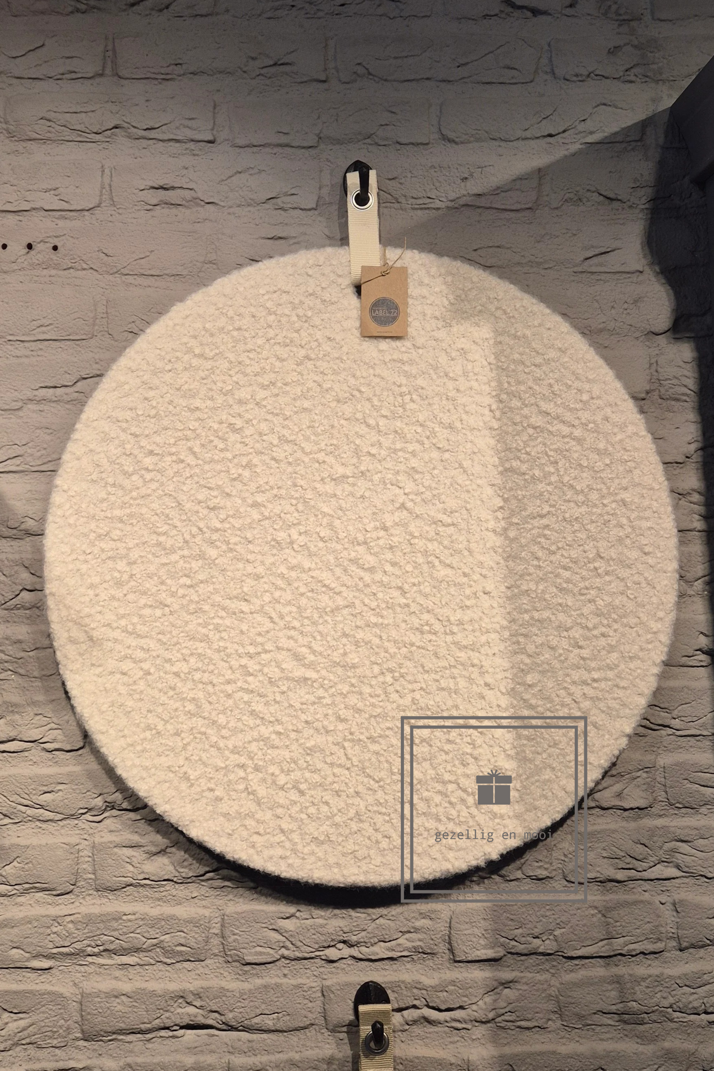 Prikbord Boucle ecru 60