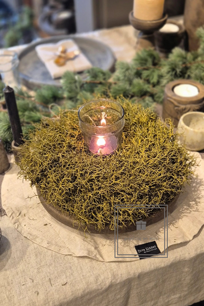 Iron Bush wreath natural 30