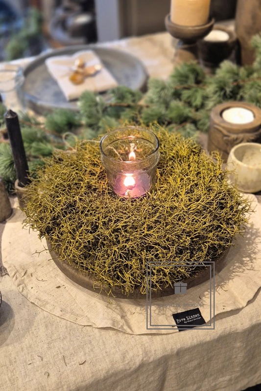 Iron Bush wreath natural 30