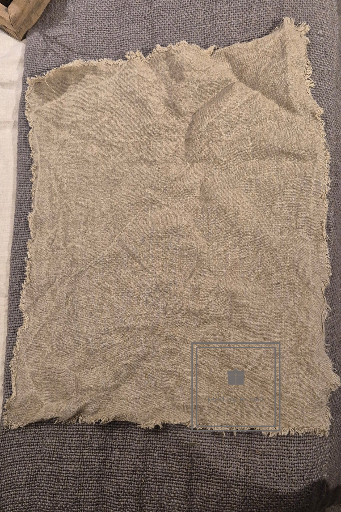 Shabby doek gerafeld