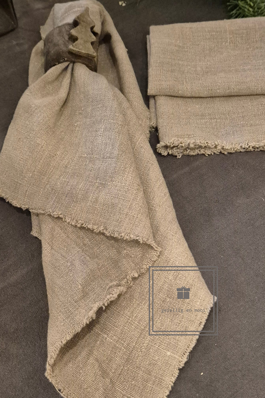 Servetten fijn naturel