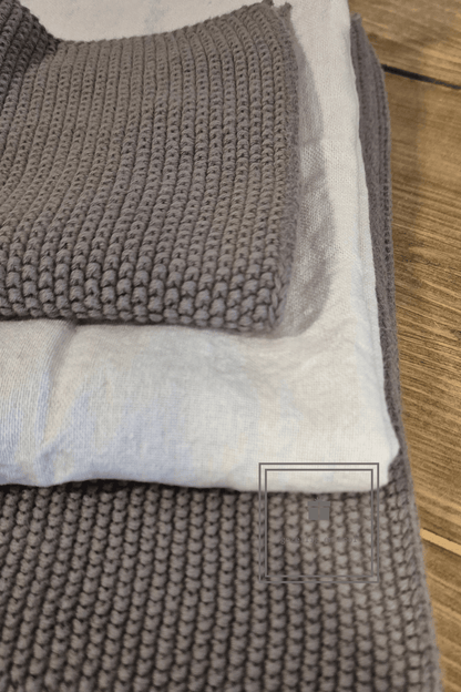 Vaatdoek donker grijs