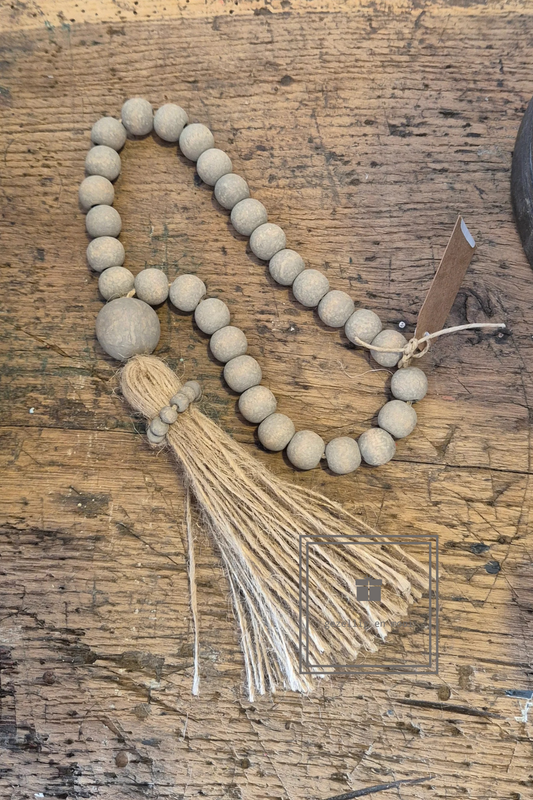 Kralen ketting met kwastje