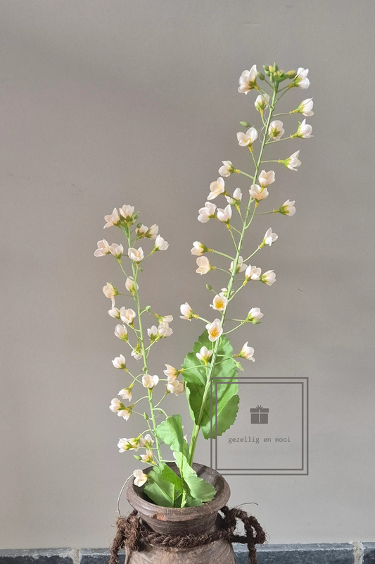 Mini flower branch cream 108cm