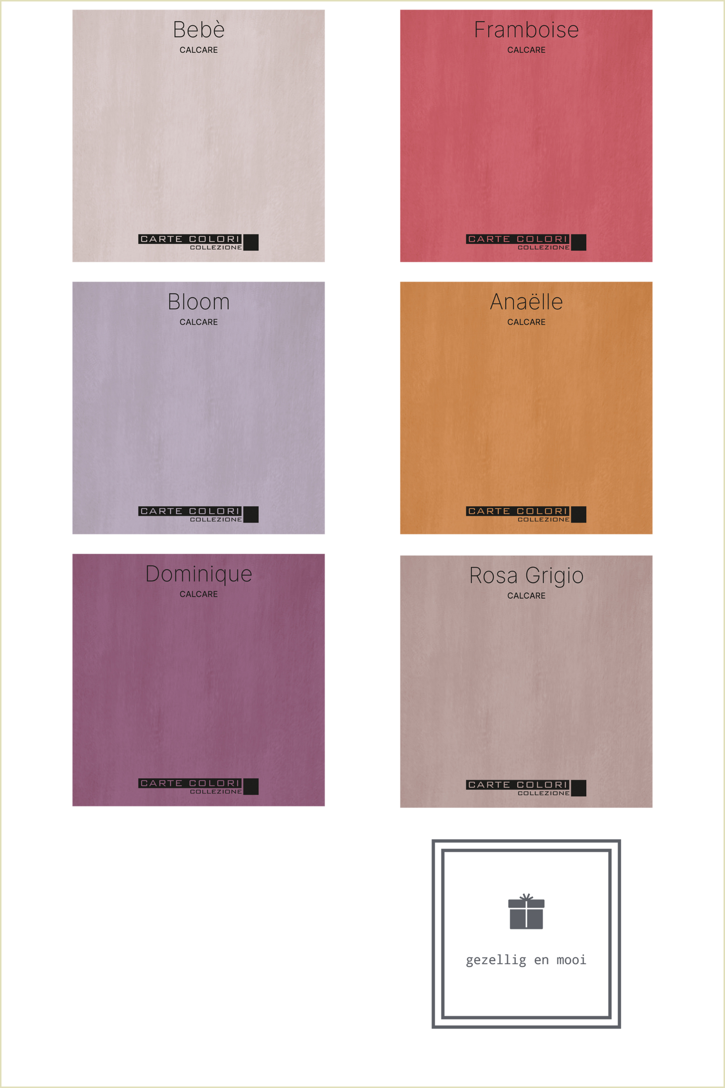 Calcare Kalkverf, Carte Colori, Bambina
