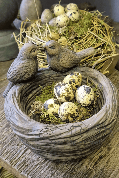 Brynxz  2 vogels op een nestje majestic brown - Gezellig en Mooi