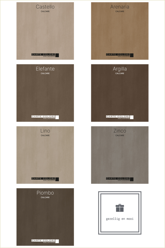 Calcare Kalkverf, Carte Colori, Colore Argilla