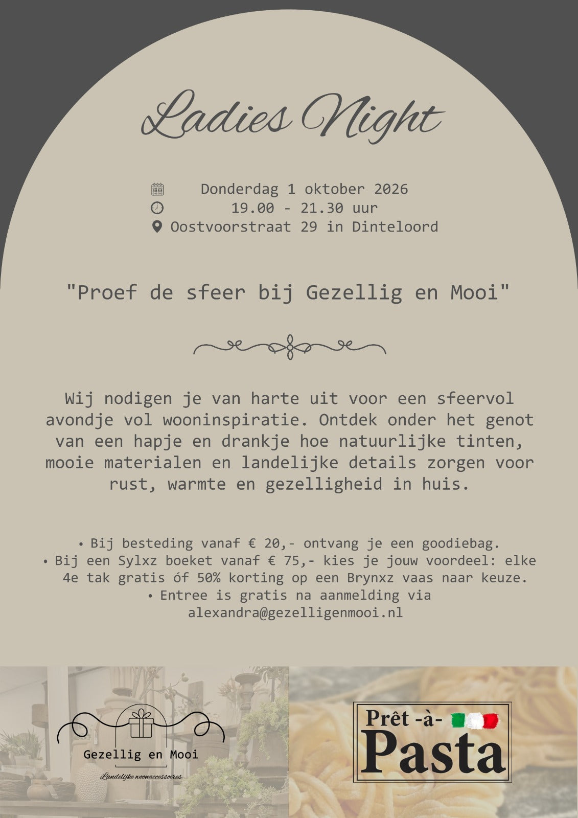 Ladies Night 1 oktober 2026