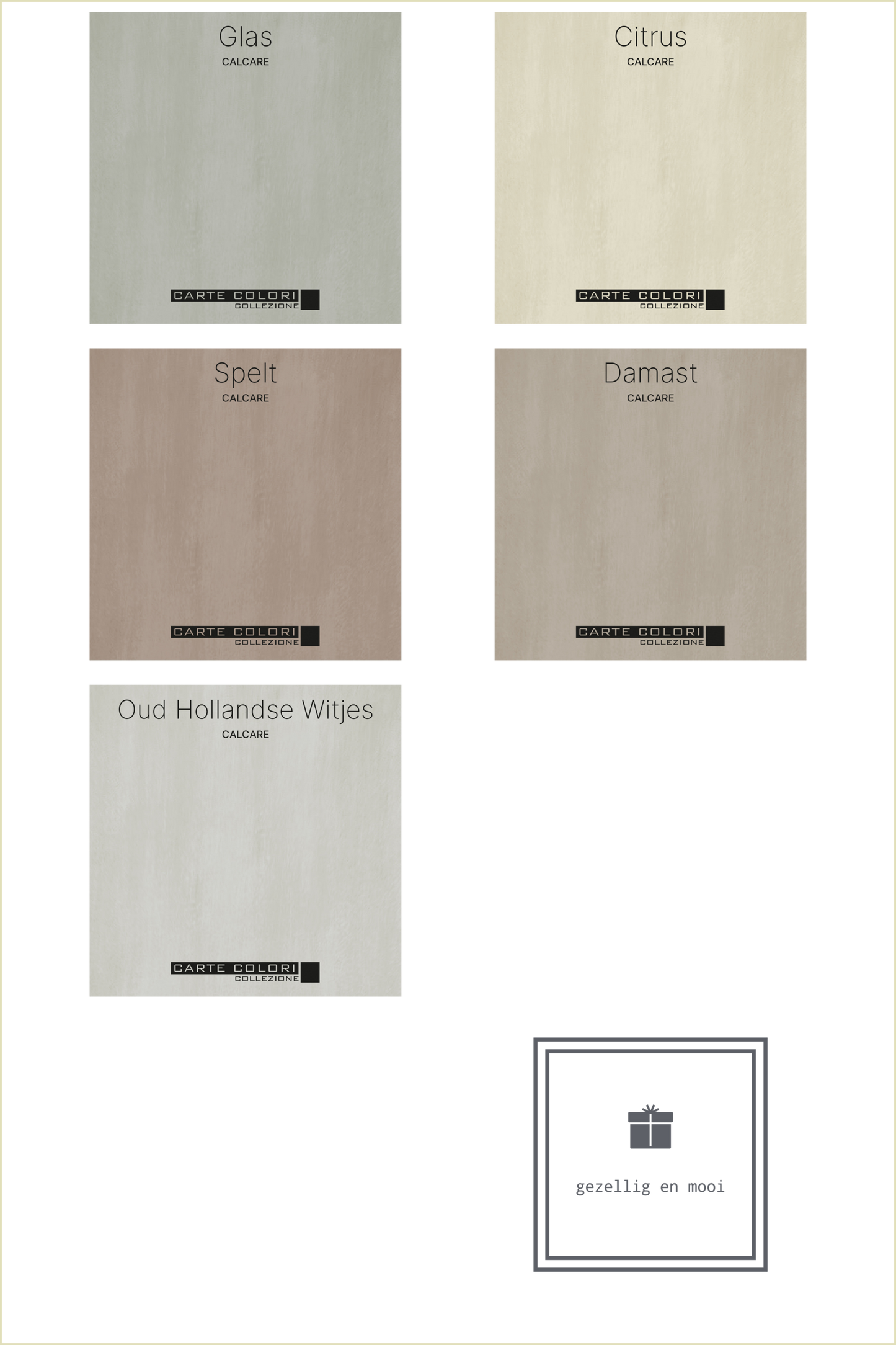 Calcare Kalkverf, Carte Colori, Gouden Eeuw
