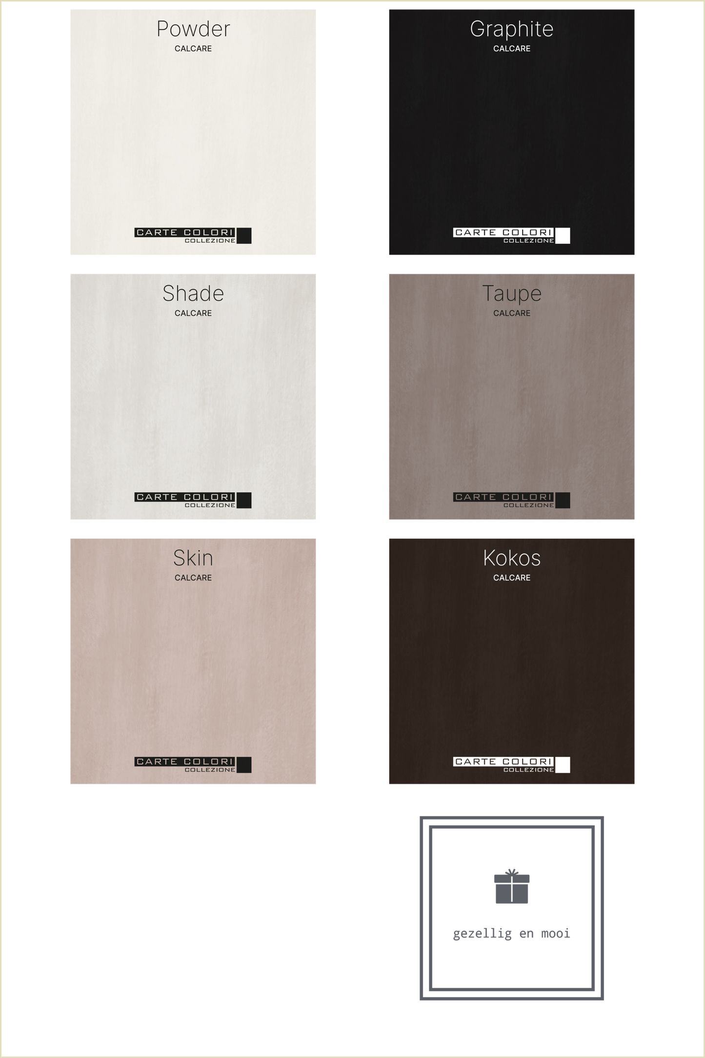 Calcare Kalkverf, Carte Colori, Maquillage