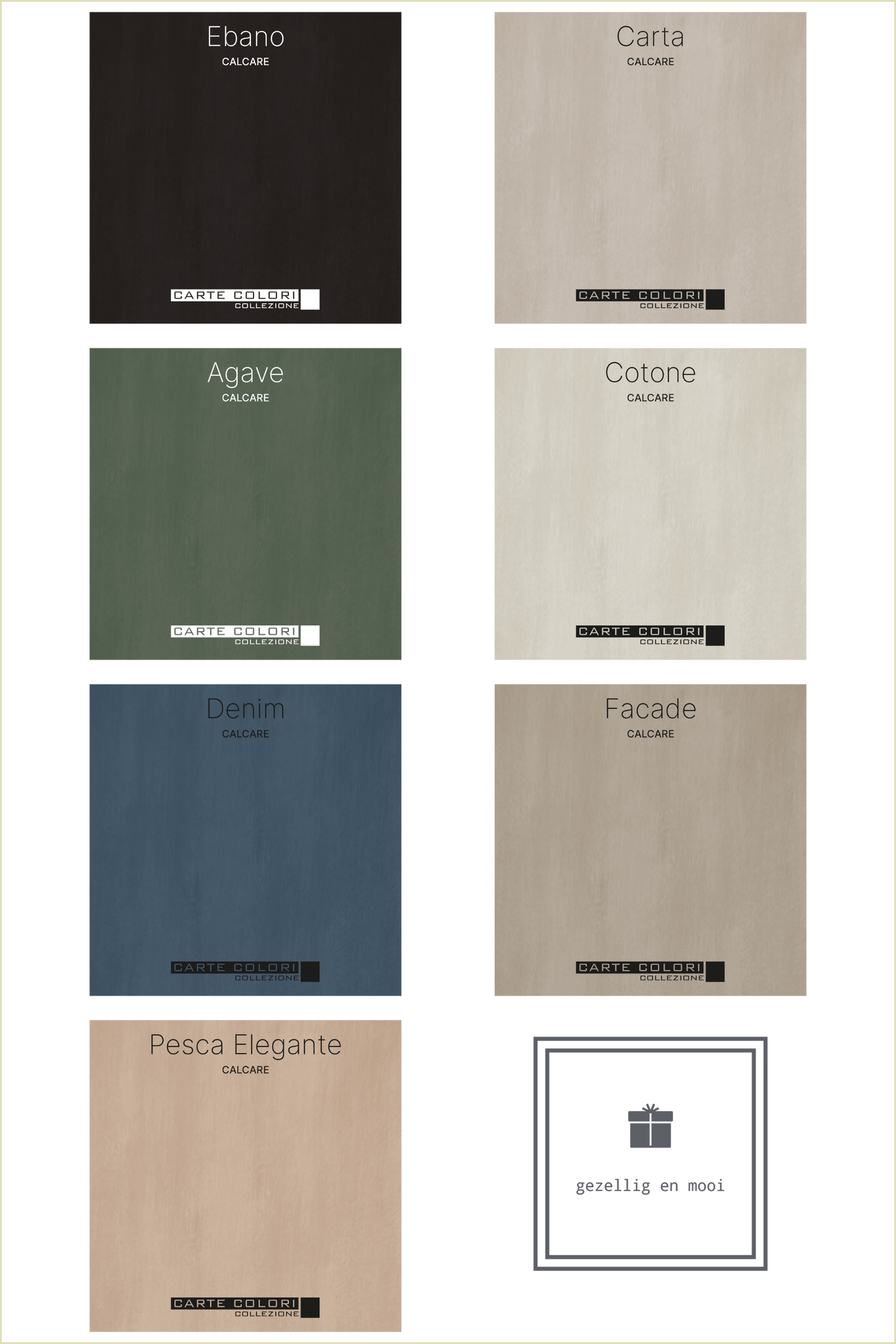 Calcare Kalkverf, Carte Colori, Metamorfosi