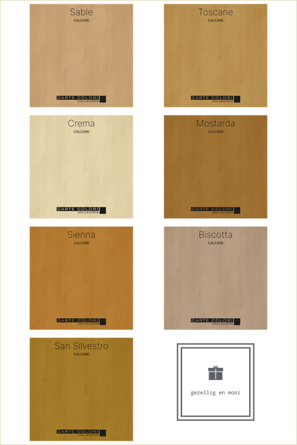 Calcare Kalkverf, Carte Colori, Ocre