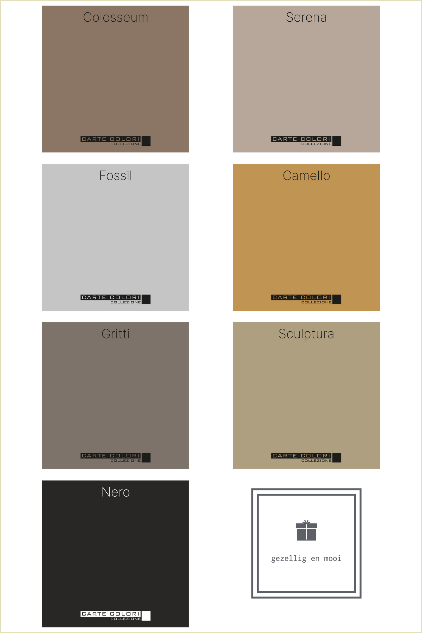 Primer di Muro, Carte Colori, Pietra
