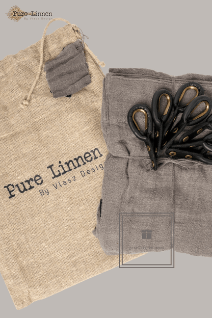 Pure Linnen Gordijn Esther Grey met lus 200x270