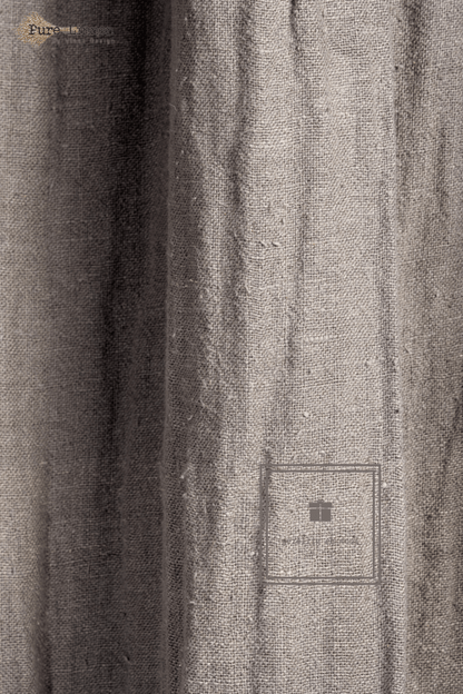 Pure Linnen Gordijn Esther Grey met lus 200x270